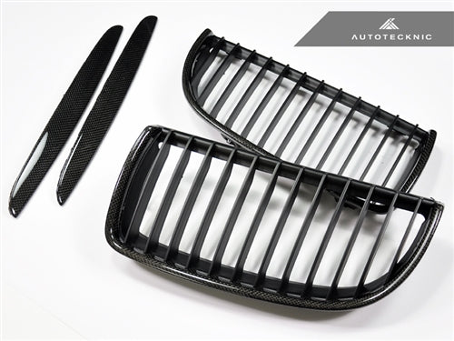 AutoTecknic Carbon Fiber Front Grille Set - E90 Sedan / E91 Wagon | 3 Series