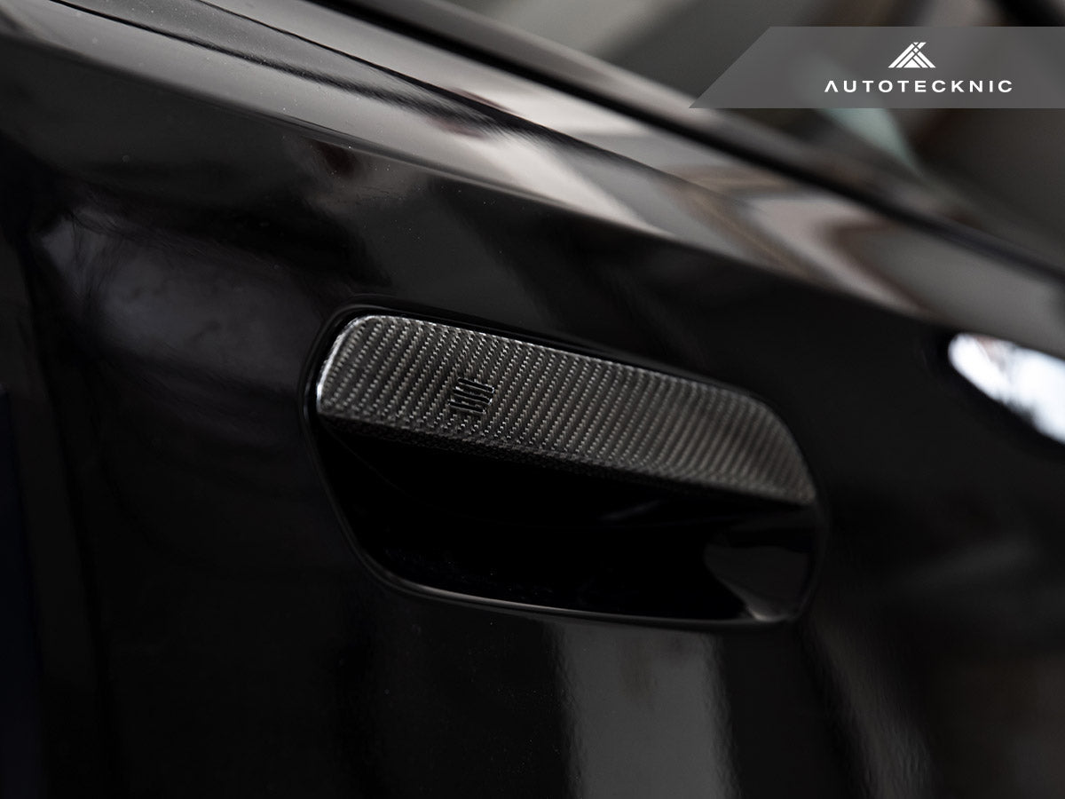 AutoTecknic Dry Carbon Door Handle Trim Set - G42 2-Series Coupe