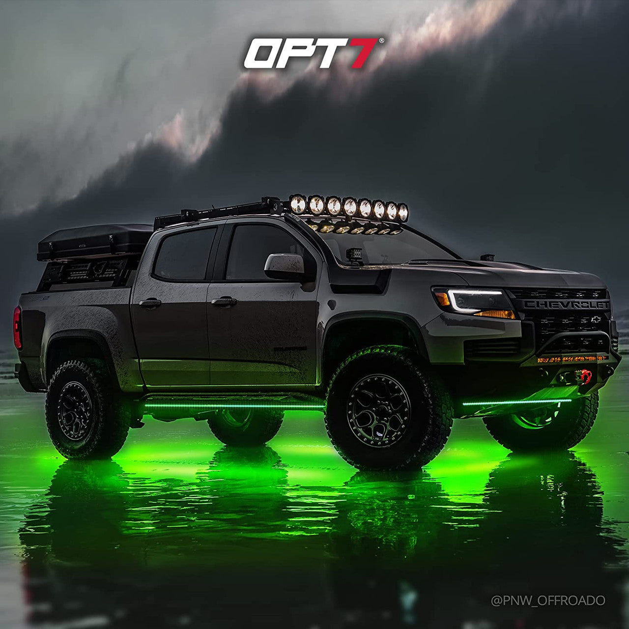 AURA PRO Truck LED Aluminum Underglow Lighting Kit - Bluetooth Enabled APP Full Color Spectrum