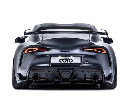 ADRO USA Glossy Wet Carbon Fiber AT-R Swan Neck Wing Toyota GR Supra A90 2020+