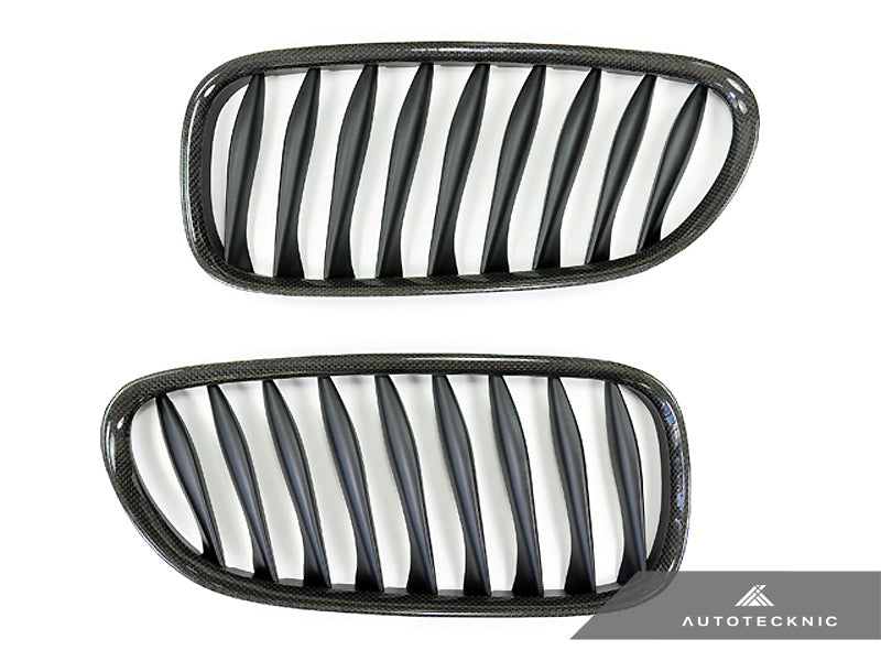 AutoTecknic Carbon Fiber Front Grille Set - E85 Z4 / Z4M