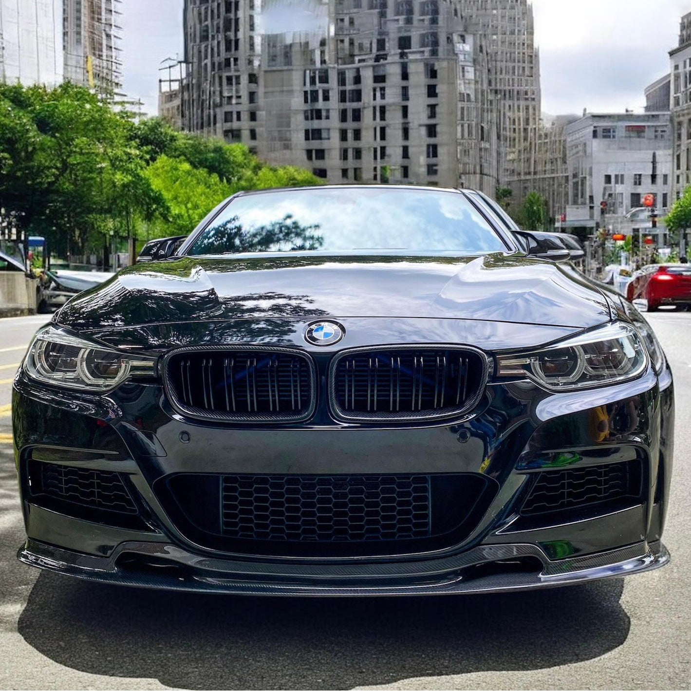 Carbon Fiber BMW F30/F31 Varis Style Front Lip