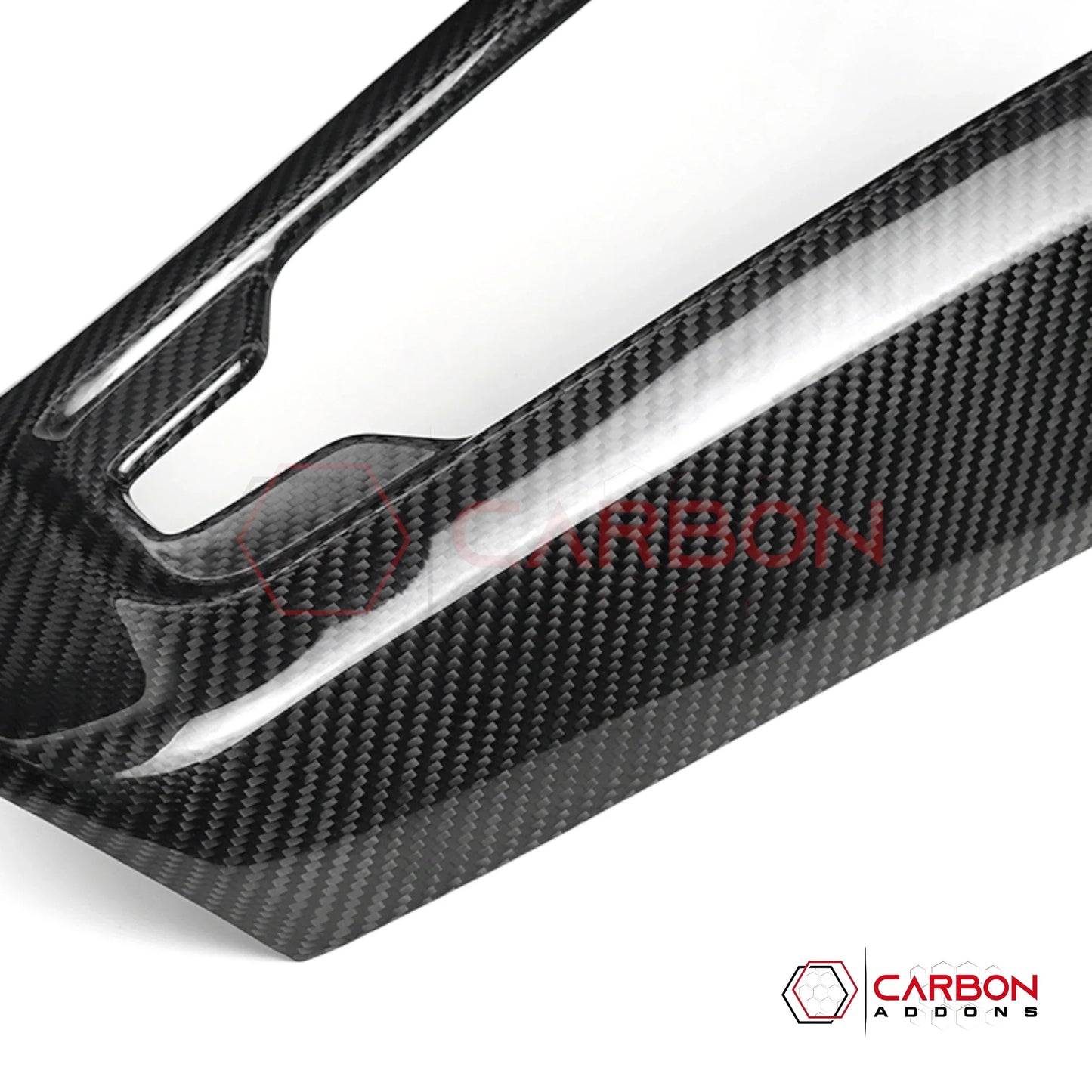C8 Corvette Real Carbon Fiber Waterfall Panel Trim Cover | Interior Overlay (2020–2026)