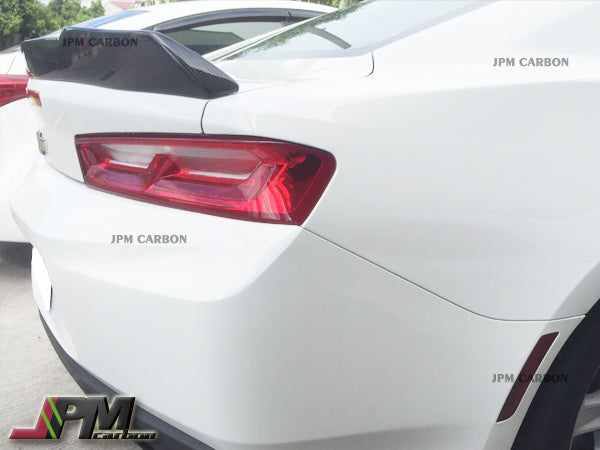 JPM Carbon Fiber Trunk Spoiler Fits For 2016-2024 Chevy Camaro LS LT RS SS