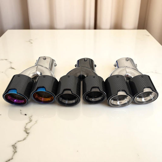 Carbon Fiber M Exhaust Tip For BMW G20 M340i, G42 M240i, G22 M440i