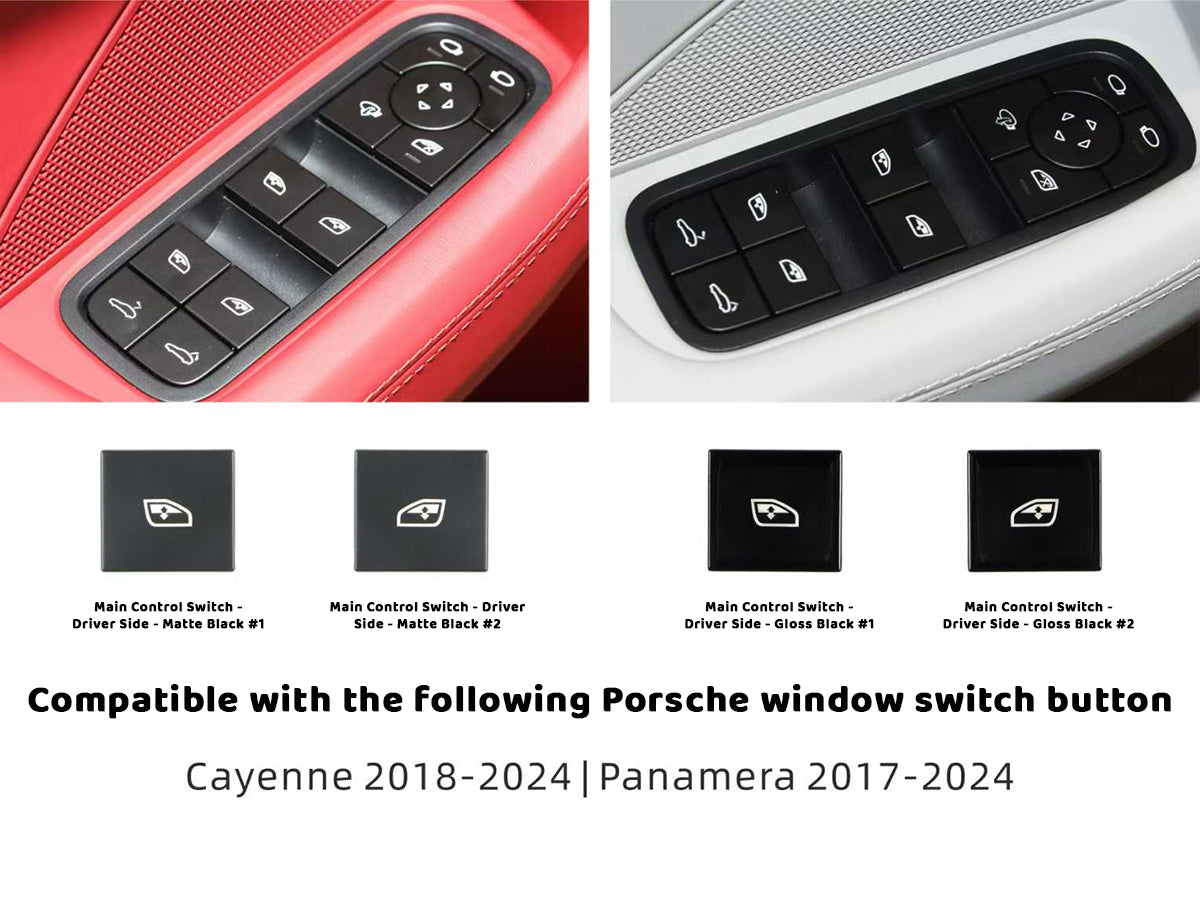 AutoTecknic Replacement Interior Window Switch Button - Porsche