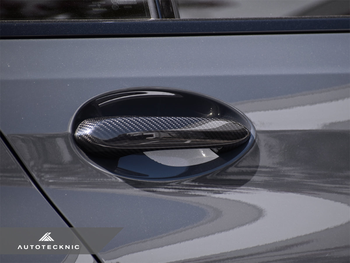 AutoTecknic Dry Carbon Door Handle Trim Set - G82 M4 Coupe | G83 M4 Convertible
