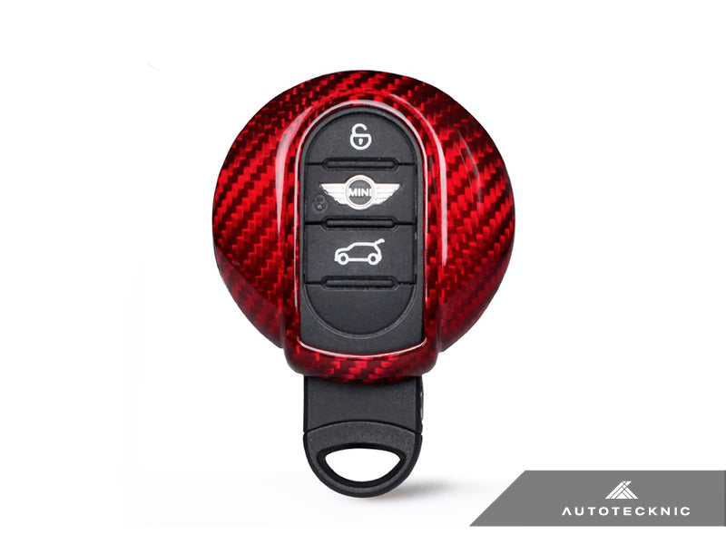 AutoTecknic Red Carbon Remote Key Case - MINI Cooper F54/ F55/ F56/ F57 | Countryman F60