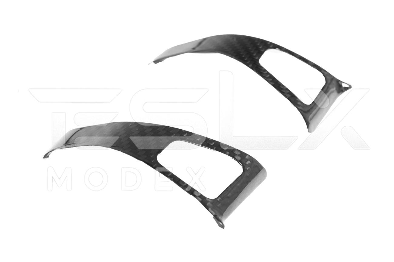 2020-Up Tesla Model 3 & Y Carbon Fiber Interior Door Glass Lifting Panel Cover