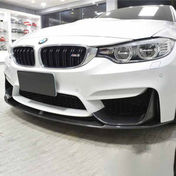 MP Style Front Lip For BMW F80 M3 & F82 M4, F83 M4 - Premium Carbon Fiber