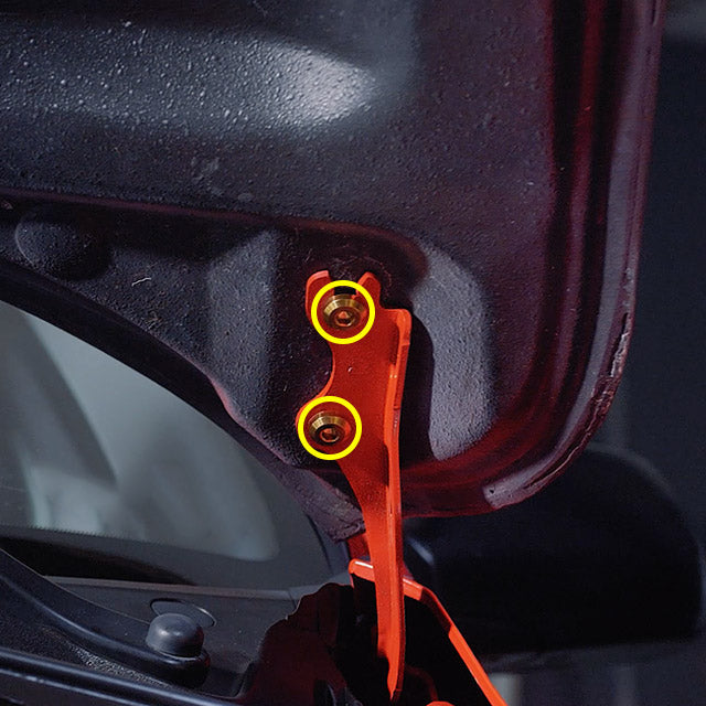 Titanium Hardware Hood Kit - Mazda Speed3 (2007-2009)