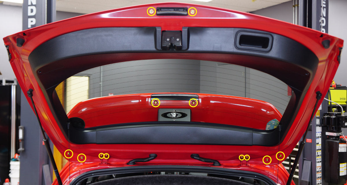 Titanium Hardware Trunk Kit - Mazda Speed3 (2007-2009)