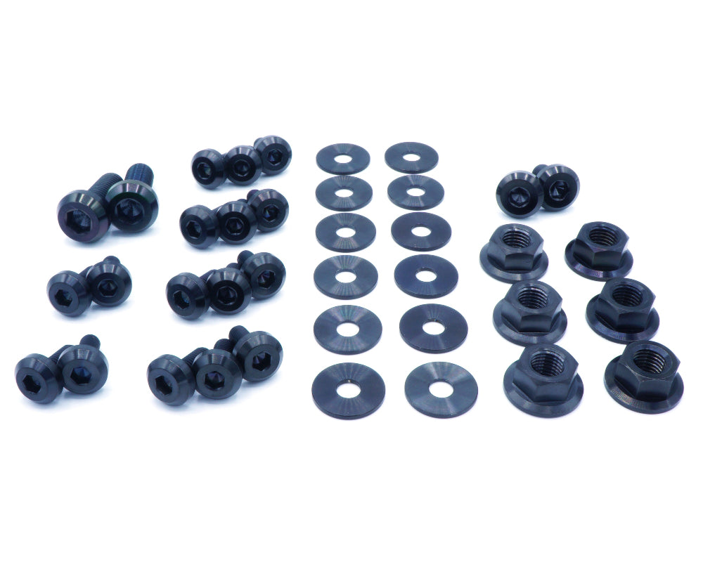 Stage 1 Titanium Hardware Engine Bay Kit - Mitsubishi Evo VIII