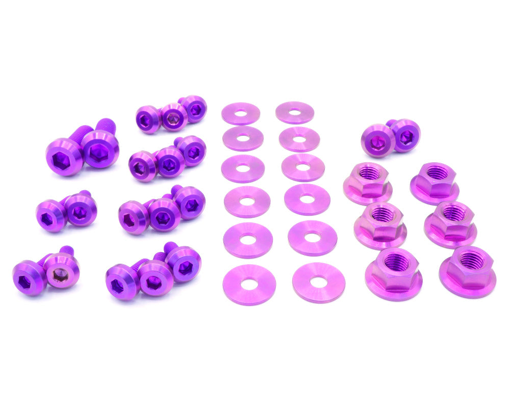 Stage 1 Titanium Hardware Engine Bay Kit - Mitsubishi Evo VIII