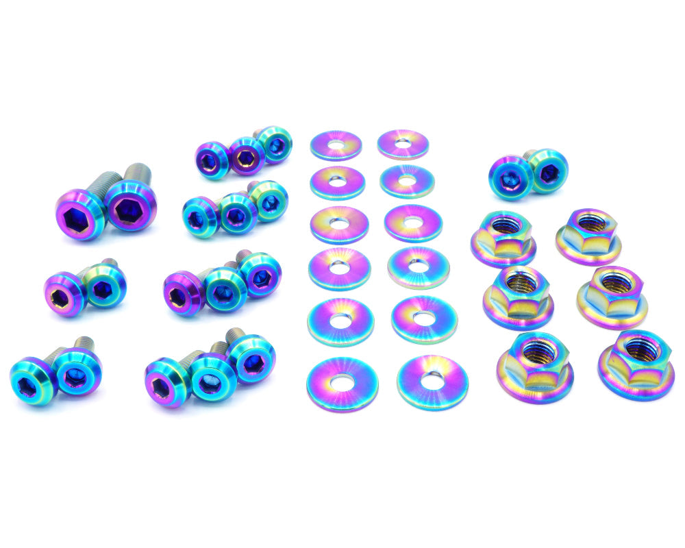 Stage 1 Titanium Hardware Engine Bay Kit - Mitsubishi Evo VIII