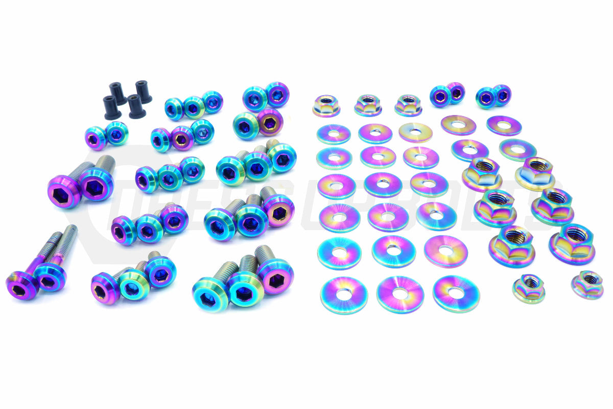 Stage 2 Titanium Hardware Engine Bay Kit - Mitsubishi Evo VIII