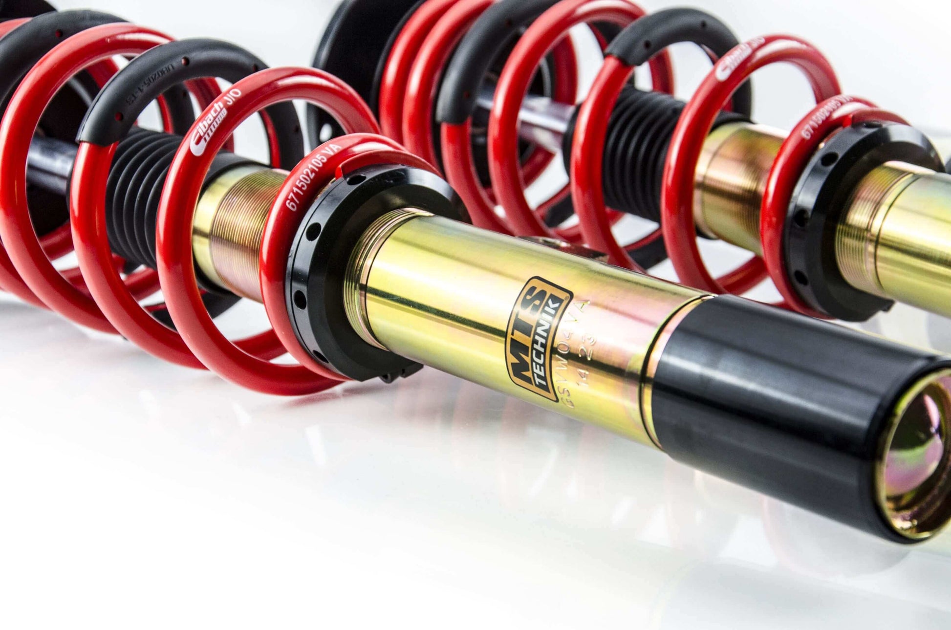 MTS Technik Street Series Coilover Kit - Gold Housing for 2013-2024 Audi RS3 (8V/8Y)