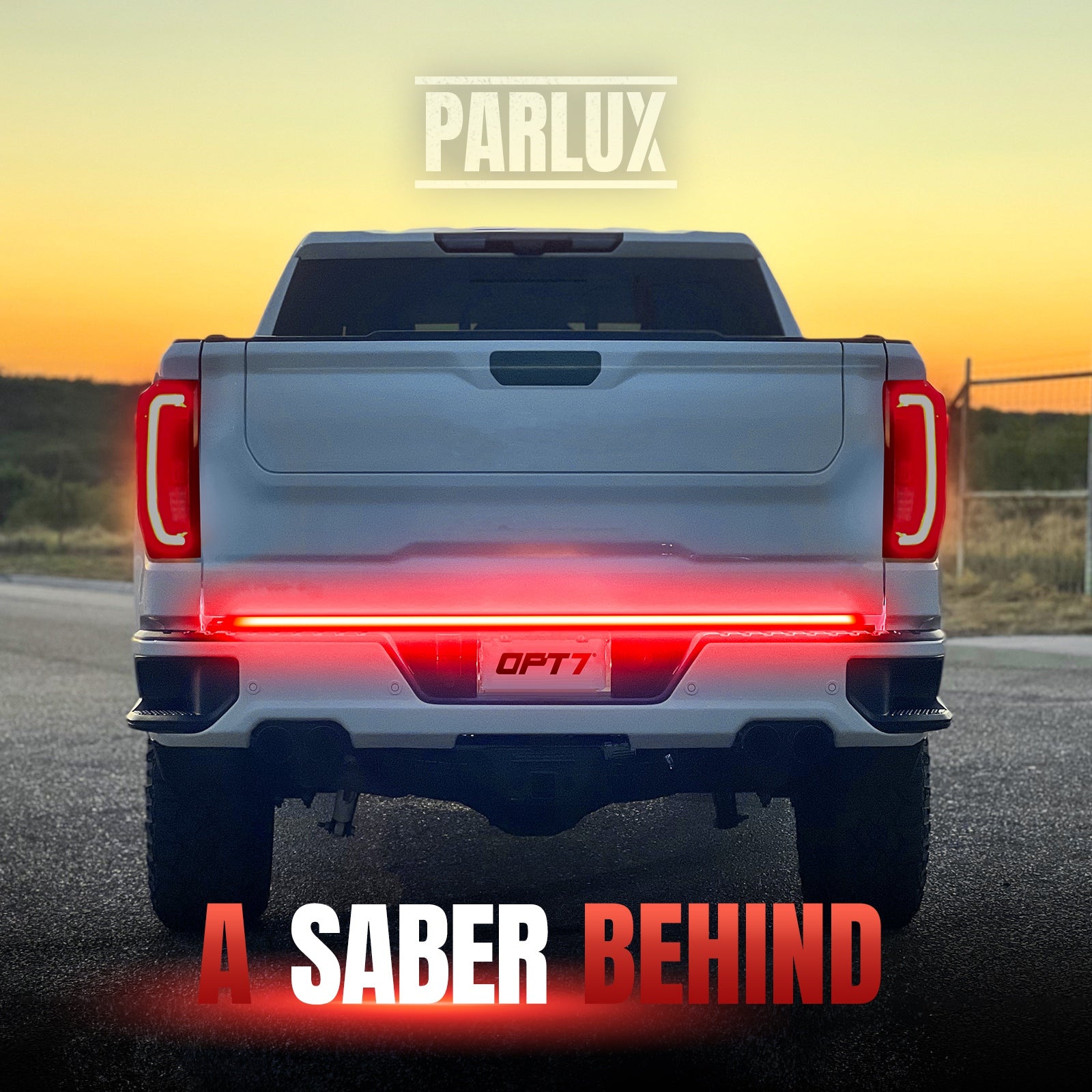 Redline Parlux Triple Row Tailgate Light Bar with Reverse & Sequential Turn Signals