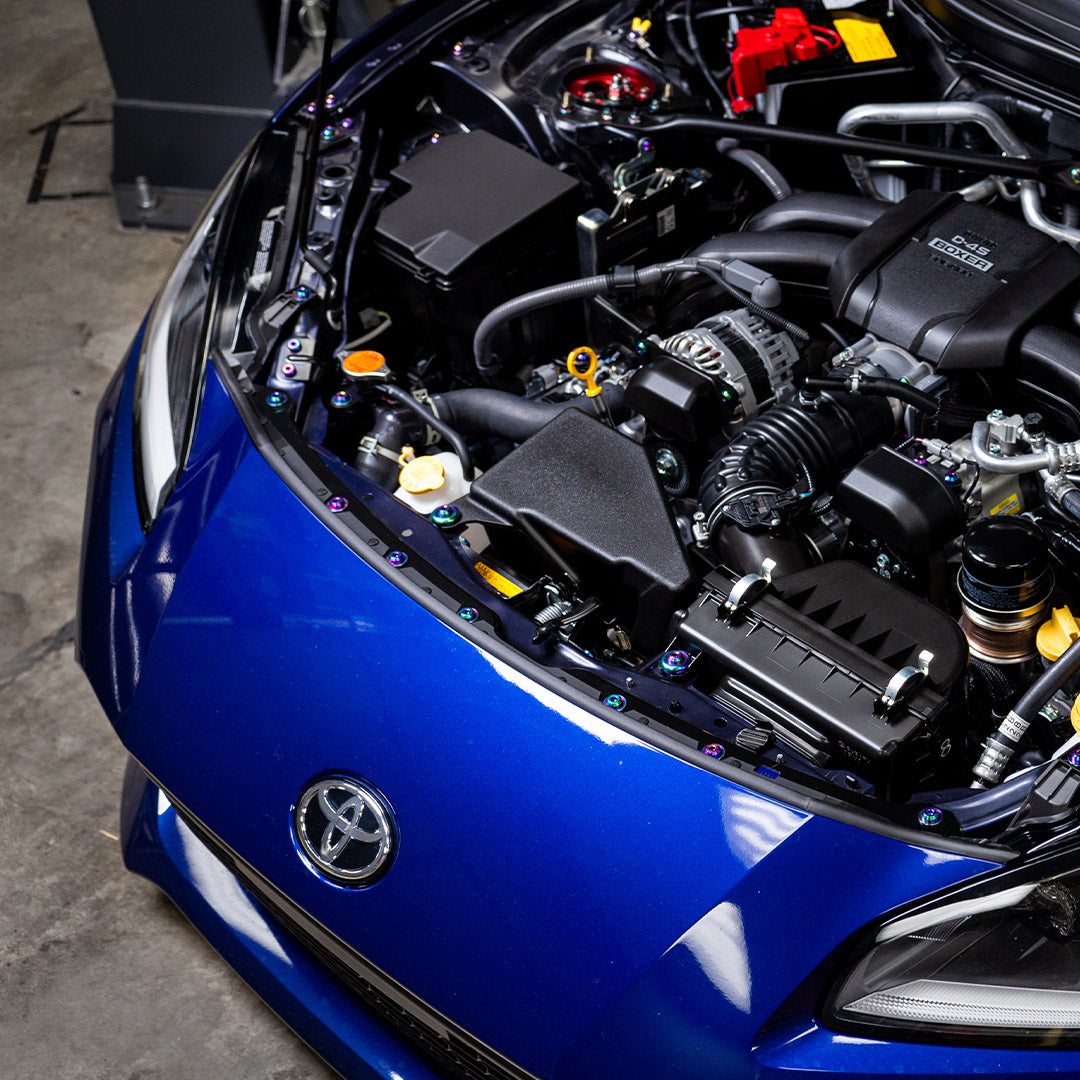Stage 2 Titanium Hardware Engine Bay Kit - Toyota GR86/Subaru BRZ (2022+)