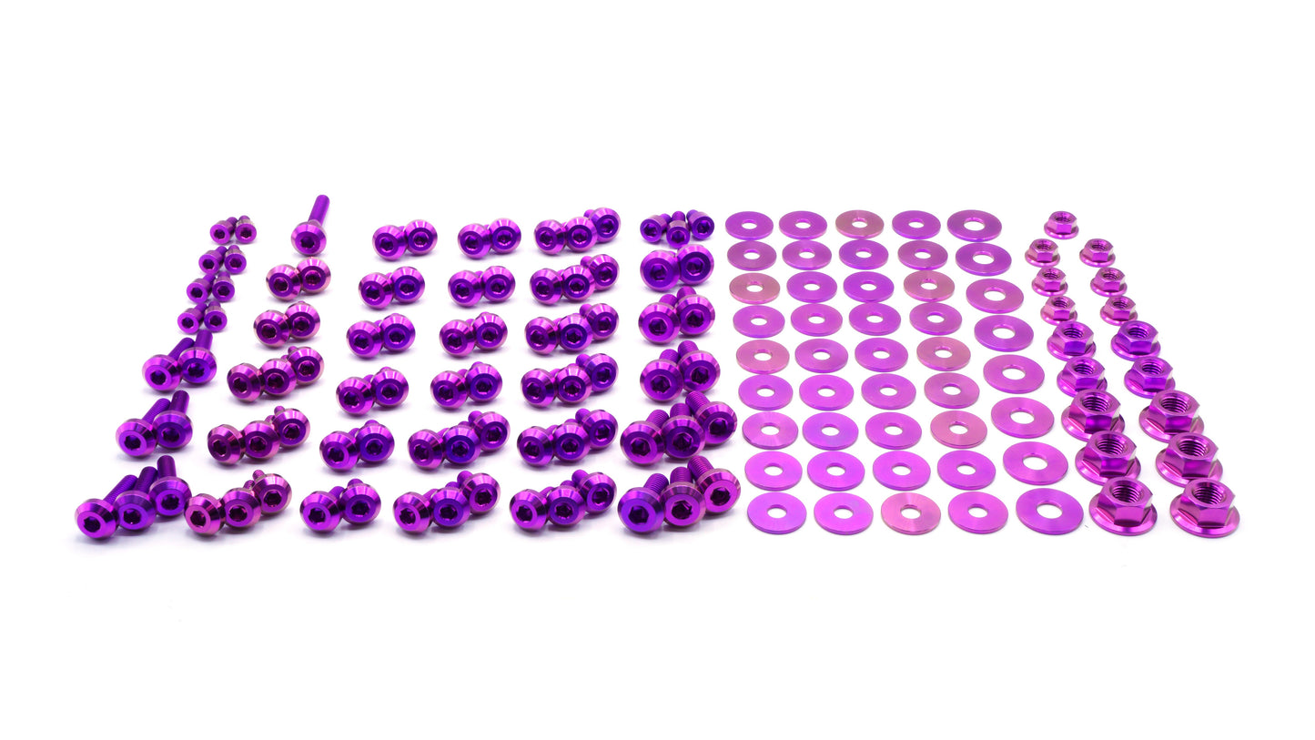 Stage 3 Titanium Hardware Engine Bay Kit - Toyota Supra MKIII (1986-1992)