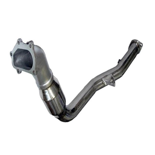 Tsudo Bellmouth High-Flow Catted Downpipe for 2002-2007 Subaru WRX/STI