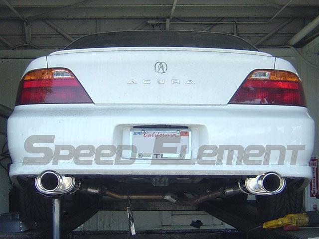 Tsudo Acura 1999-03 TL Dual Stainless Tips Axleback Exhaust
