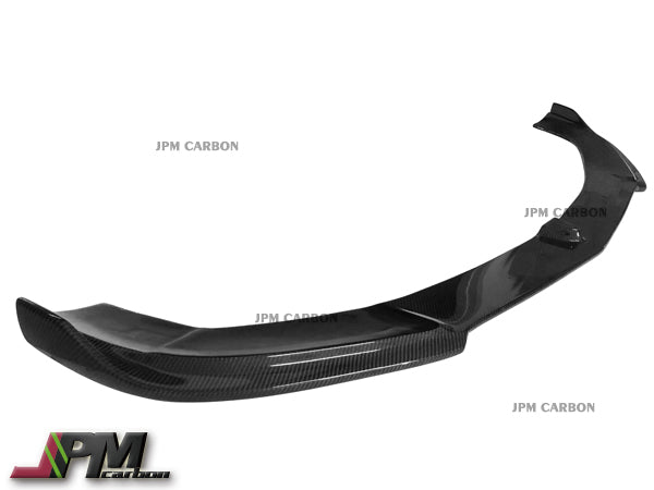 DP Style Carbon Fiber Front Bumper Add-on Lip Fits For 2014-2016 Mercedes-Benz W212 Facelift E-Class Sedan with AMG Sport Package Only