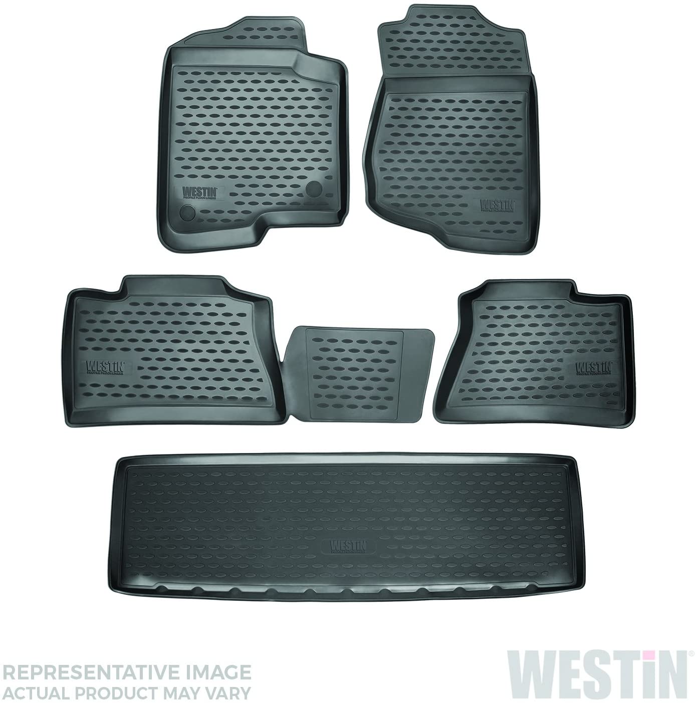 Westin 2008-2016 Chrysler/Dodge Town & Country/Grand Caravan Profile Floor Liners 4pc - Black