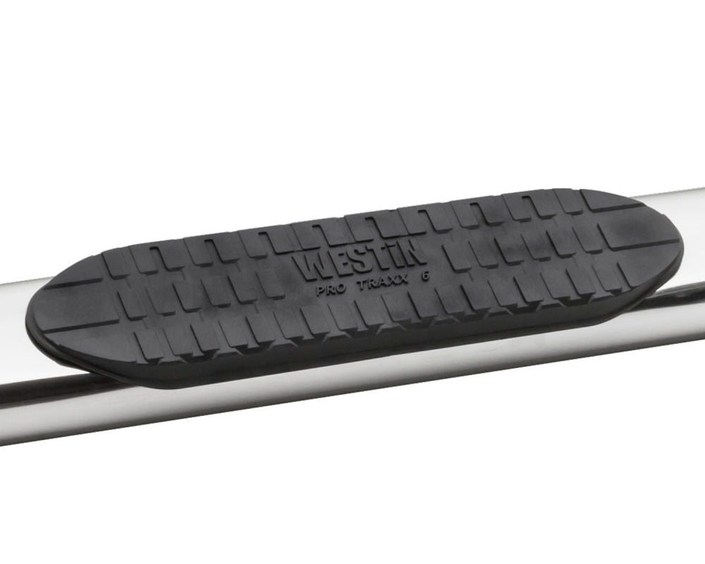 Westin 2007-2018 Chevy Silverado 1500 Crew Cab PRO TRAXX 6 Oval Nerf Step Bars - SS