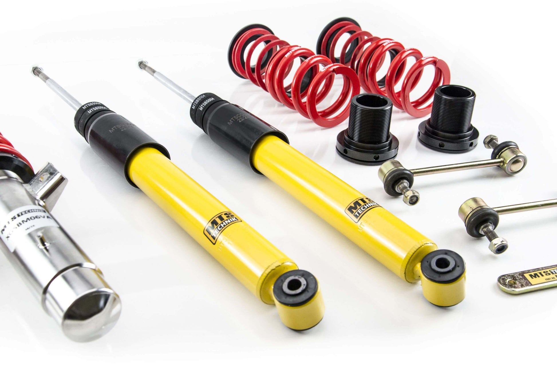 MTS Technik Street Series Coilover Kit - With Rear Axle Top Mount for 2001-2005 BMW 330i (E46)