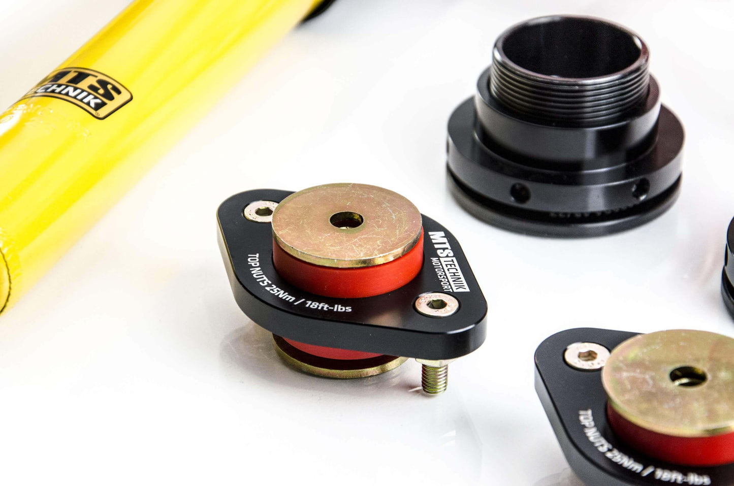 MTS Technik Comfort Series Coilover Kit - With Rear Axle Top Mount, Inox Housing, 45mm Strut for 1985-1993 BMW 325i (E30)