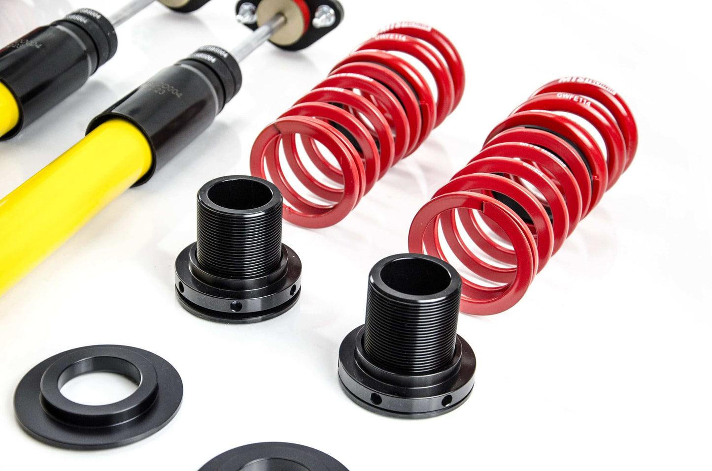MTS Technik Stance Series Coilover Kit - With Front and Rear Top Mount, Inox Housing for 1992-1999 BMW 325i (E36)