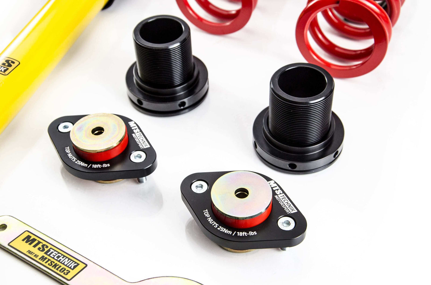 MTS Technik Street Series Coilover Kit - With Front and Rear Top Mount, Inox Housing for 1992-1999 BMW 328is (E36)