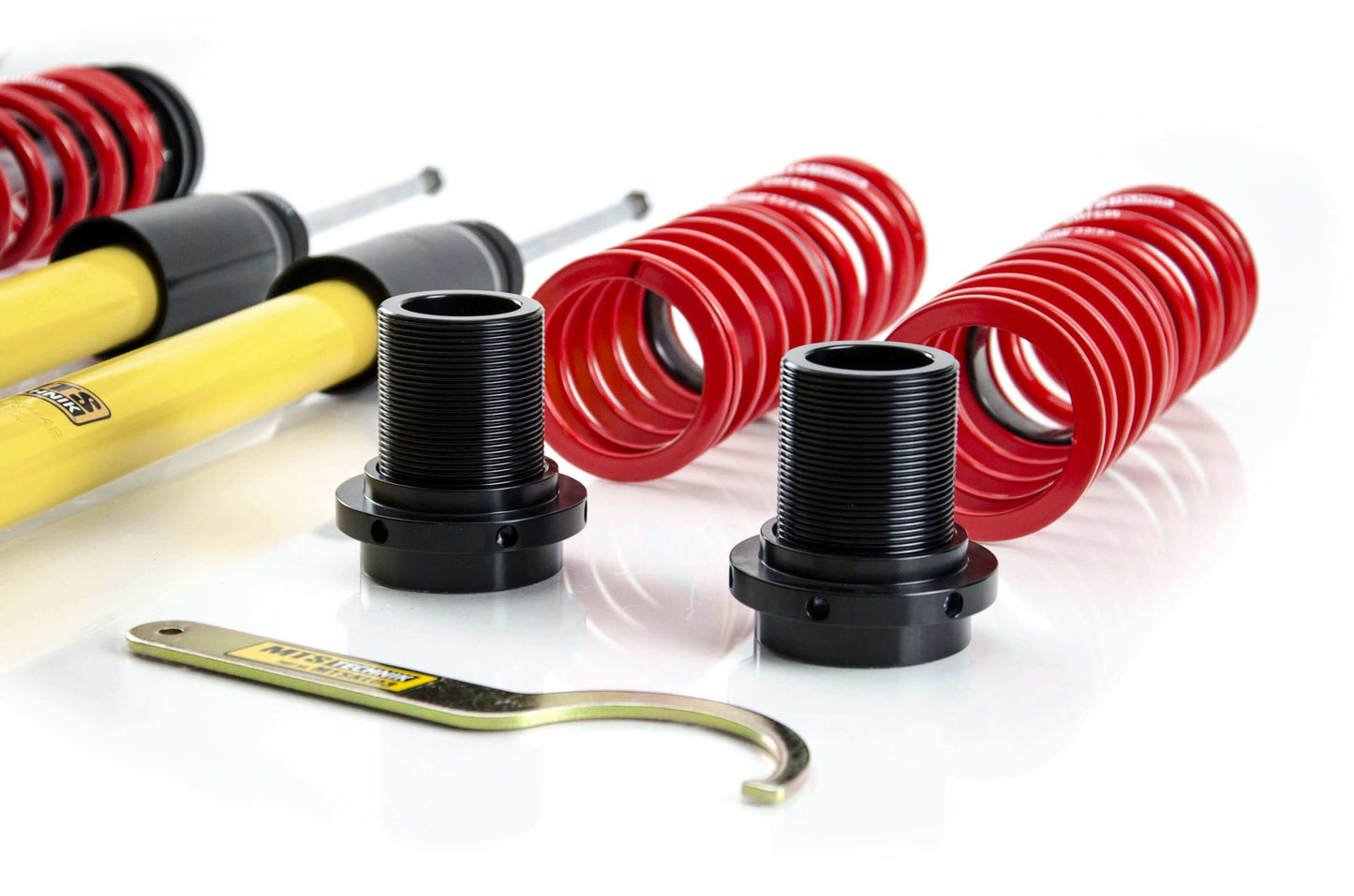 MTS Technik Stance Series Coilover Kit - With Front Axle Top Mount for 2000-2010 Audi S3 (8L)
