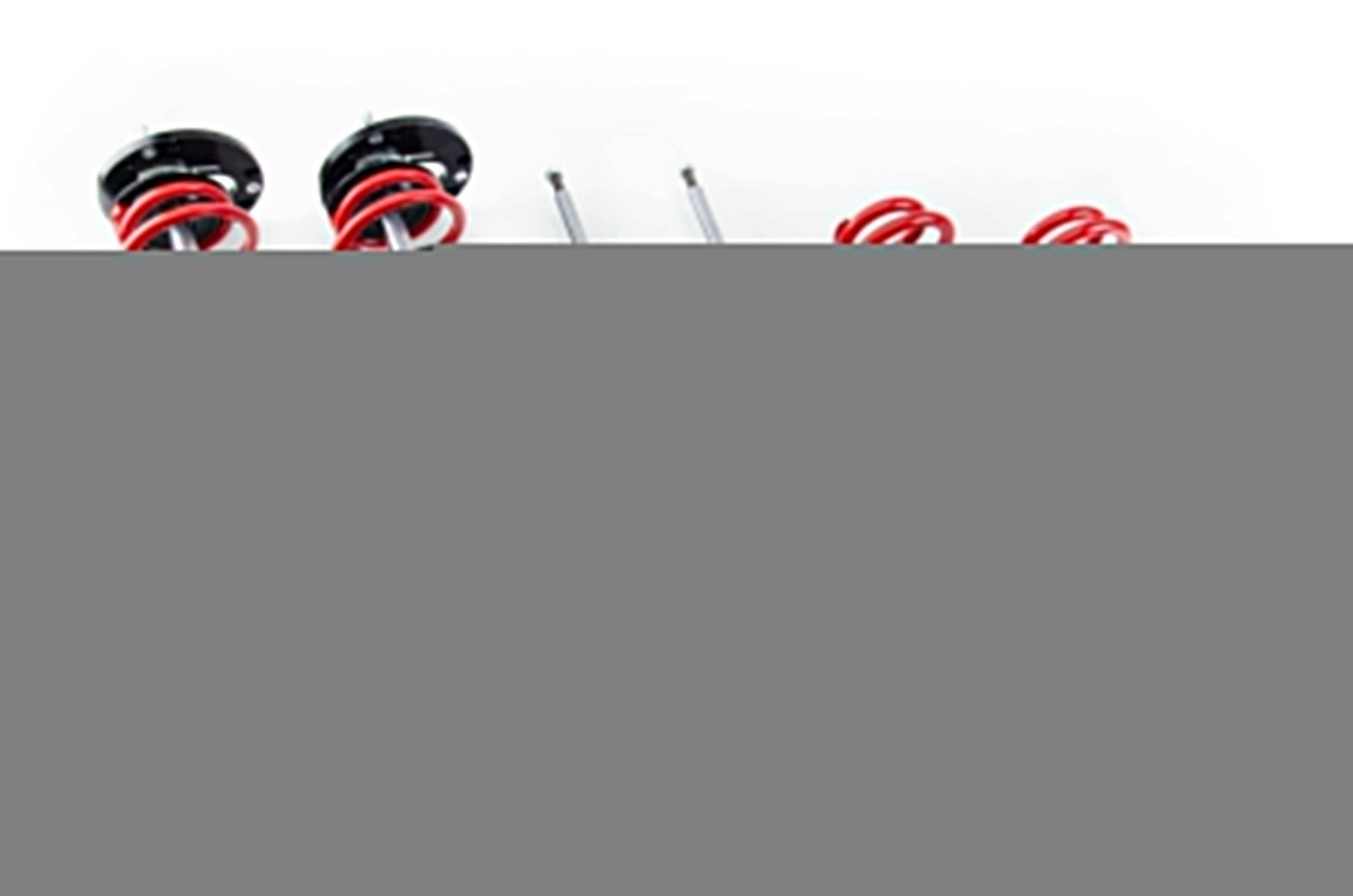 MTS Technik Street Series Coilover Kit - With Front Top Mount, 34-40-70 N/mm Front Main Spring Rate for 2004-2009 Audi S3 (8P)