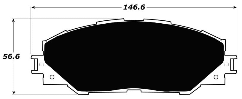 Porterfield Brake Pads for 2015 TOYOTA RAV 4 EV