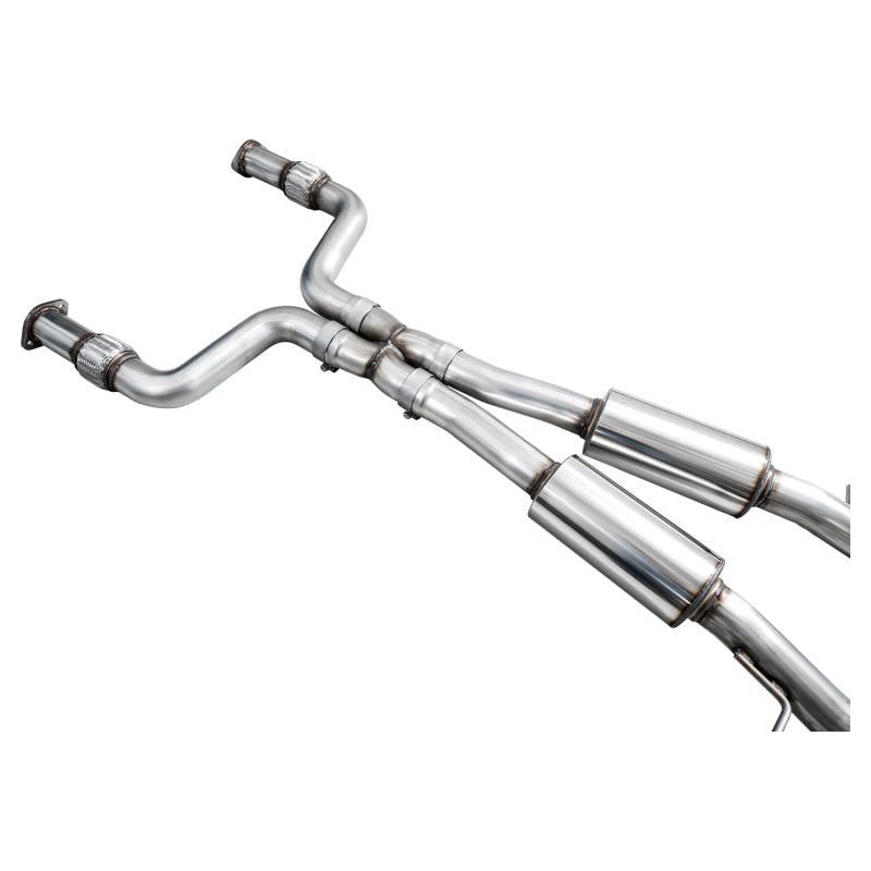AWE 2023 Nissan Z RZ34 RWD Track Edition Catback Exhaust System w/ Chrome Silver Tips