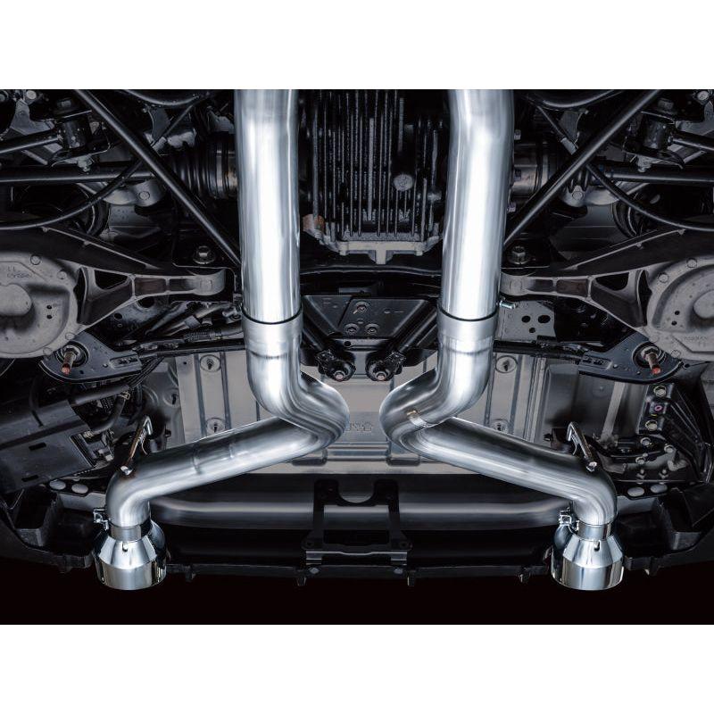 AWE 2023 Nissan Z RZ34 RWD Track Edition Catback Exhaust System w/ Chrome Silver Tips