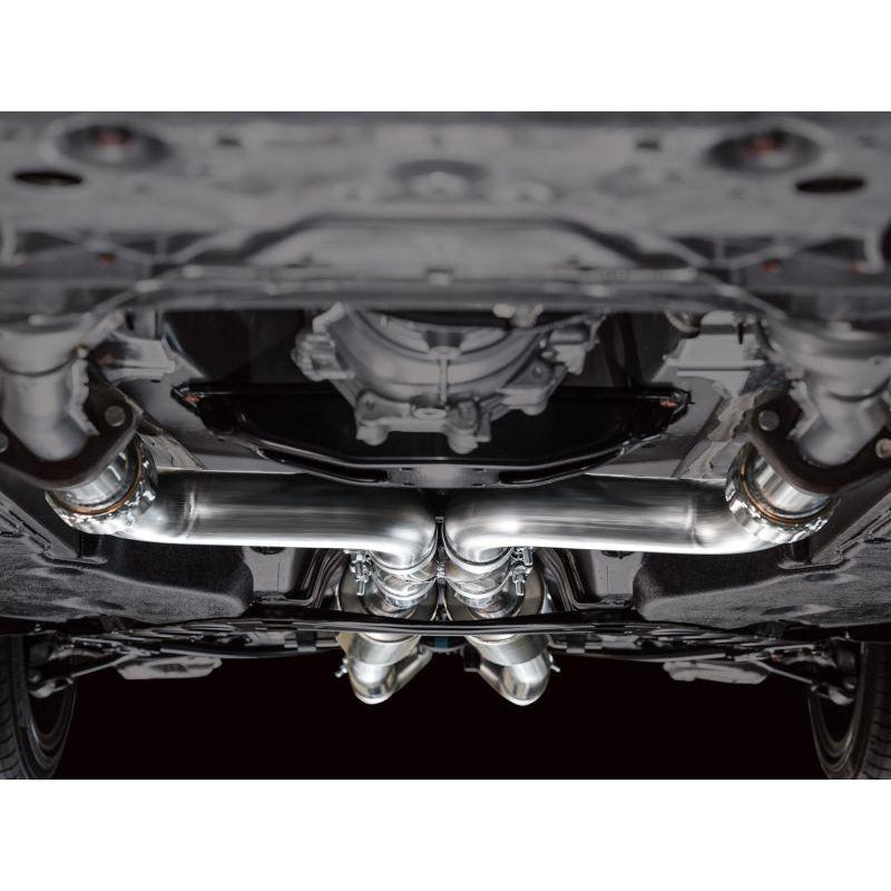 AWE 2023 Nissan Z RZ34 RWD Track Edition Catback Exhaust System w/ Chrome Silver Tips