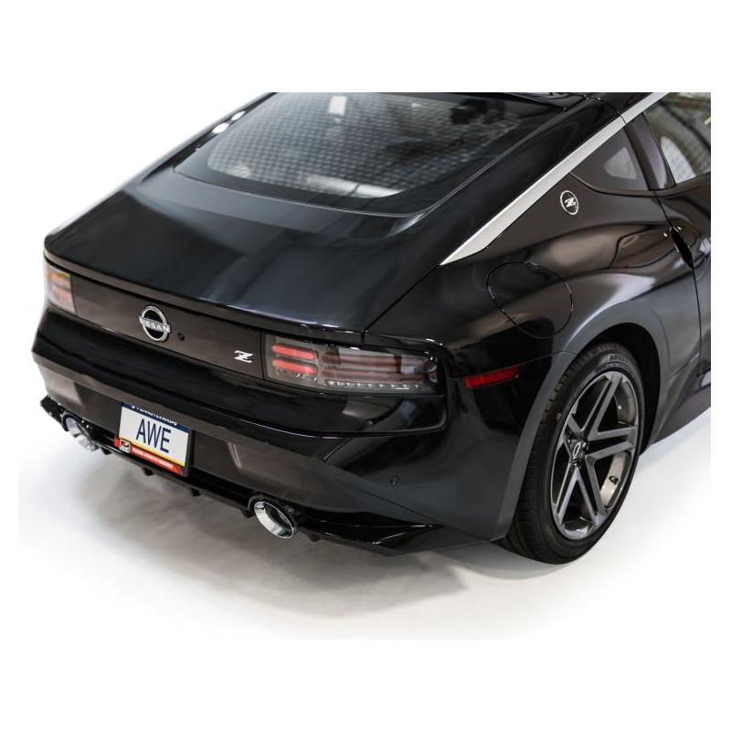 AWE 2023 Nissan Z RZ34 RWD Track Edition Catback Exhaust System w/ Chrome Silver Tips