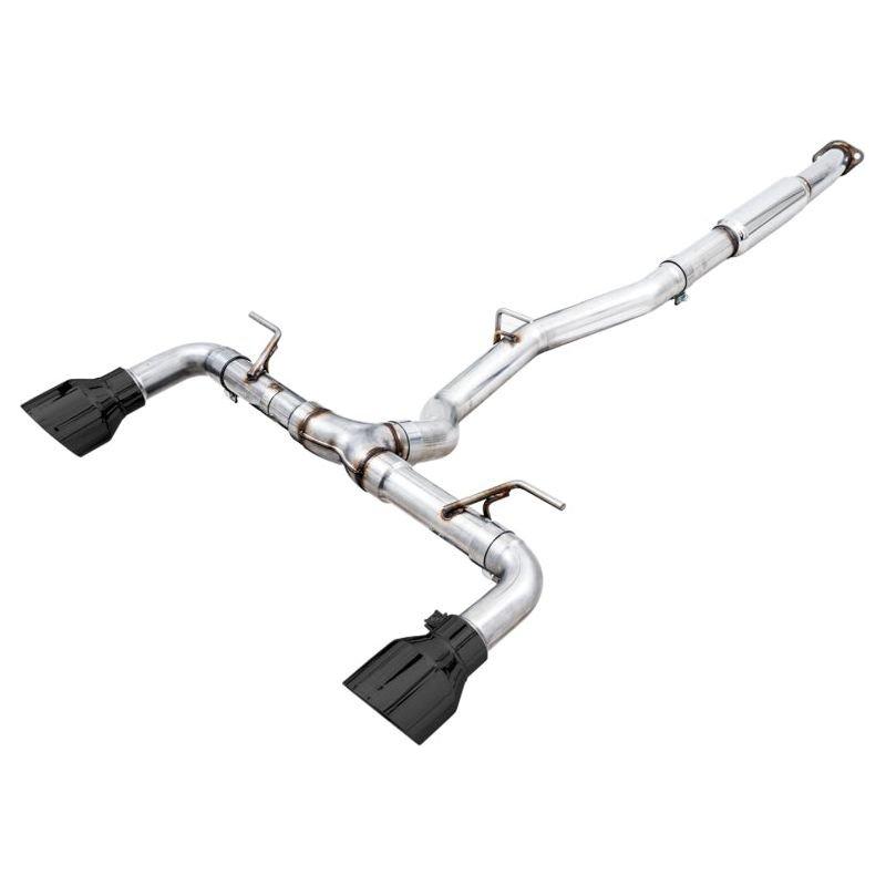 AWE Subaru BRZ / Toyota GR86 / Toyota 86 Track Edition Cat-Back Exhaust- Diamond Black Tips