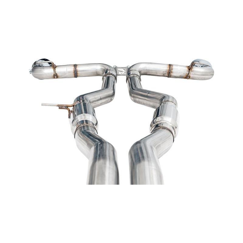 AWE Tuning 2020 Toyota Supra A90 Track Edition Exhaust - 5in Chrome Silver Tips