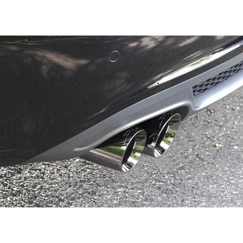 AWE Tuning Audi B8 A4 Touring Edition Exhaust - Single Side Polished Silver Tips