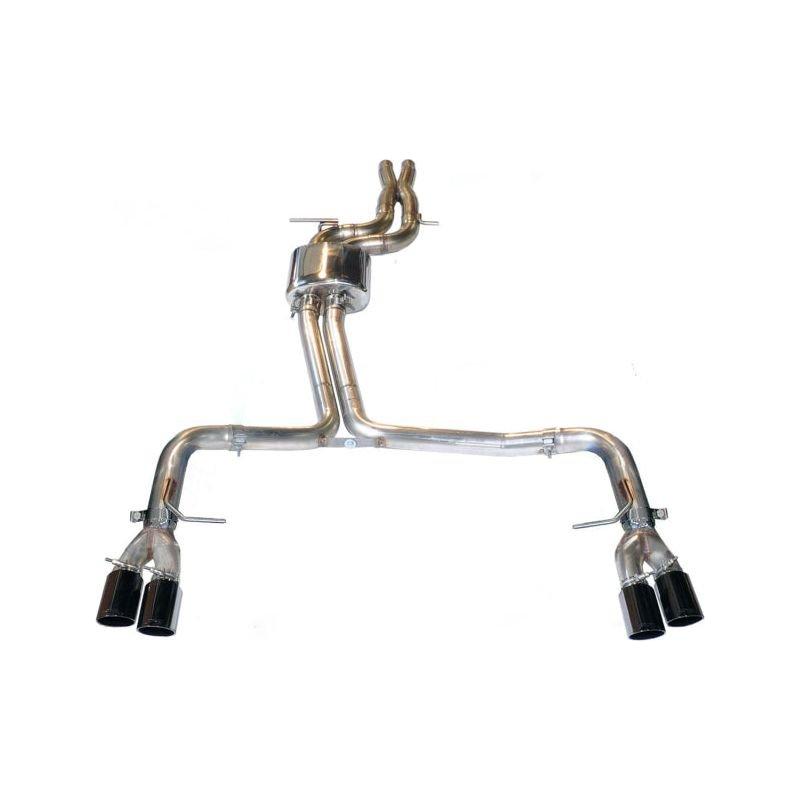 AWE Tuning Audi B8 / B8.5 S4 3.0T Track Edition Exhaust - Diamond Black Tips (90mm)