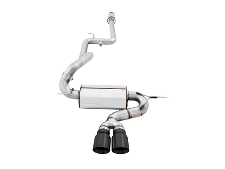 AWE Tuning AWE Touring Edition Cat-back Exhaust for Ford Focus ST - Resonated - Diamond Black Tips