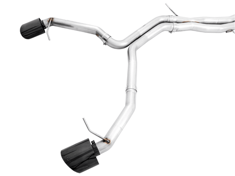 AWE Tuning AWE Track Edition Exhaust for Audi B9 RS 5 Coupe - Non-Resonated - Diamond Black RS-style Tips