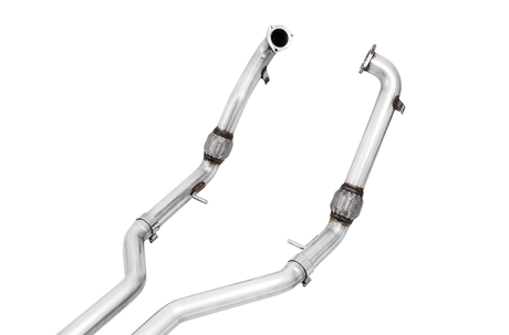 AWE Tuning AWE Track Edition Exhaust for Audi B9 S4 - Non-Resonated - Chrome Silver 102mm Tips