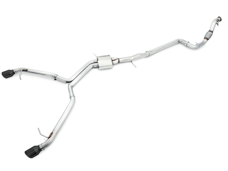 AWE Tuning AWE Track Edition Exhaust for B9 A4, Dual Outlet - Diamond Black Tips (includes DP)
