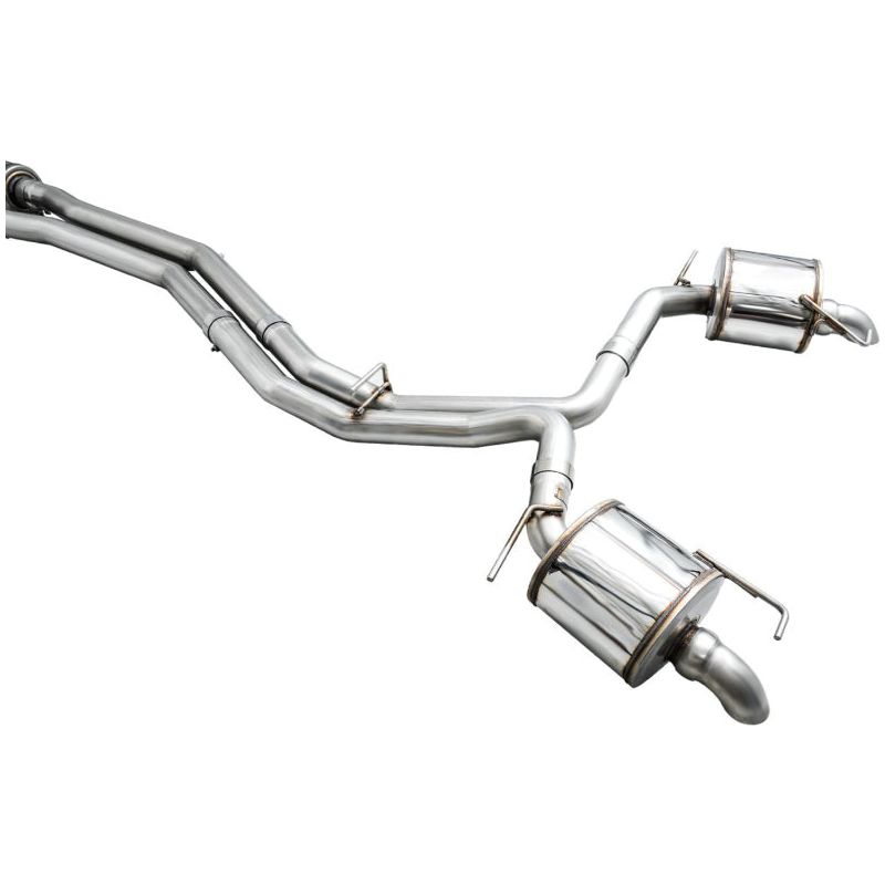 AWE Audi 2019-2023 C8 A6/A7 3.0T Touring Edition Cat-back Exhaust- Turn Downs