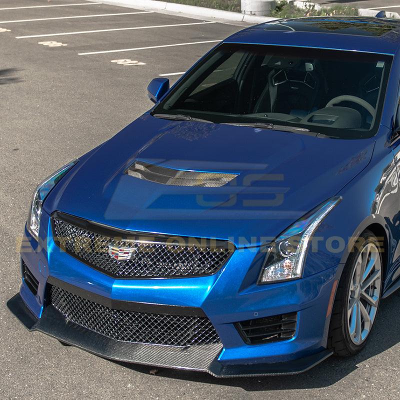 2016-19 Cadillac ATS-V Carbon Fiber Extended Front Splitter